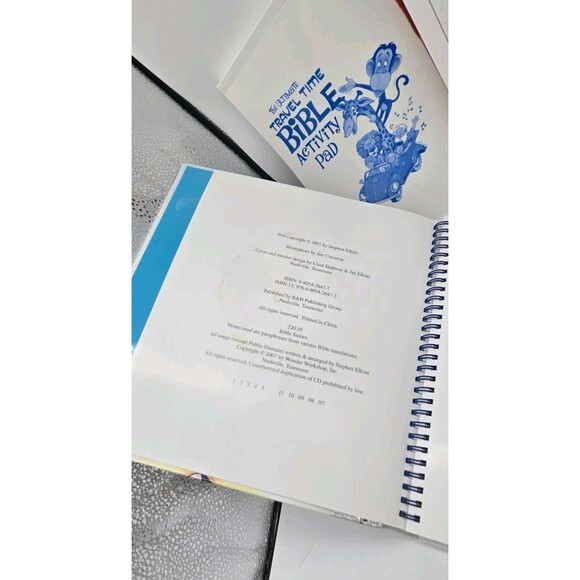 The Ultimate Travel Time Bible -CD Activity Story Books Case No Stickers Pencils - Picture 13 of 16